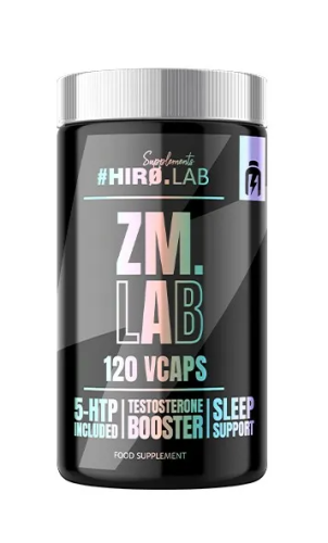 Hiro.Lab ZM.LAB 120 vcaps - zaawansowany suplement na sen i regenerację z ZMA i melatoniną
